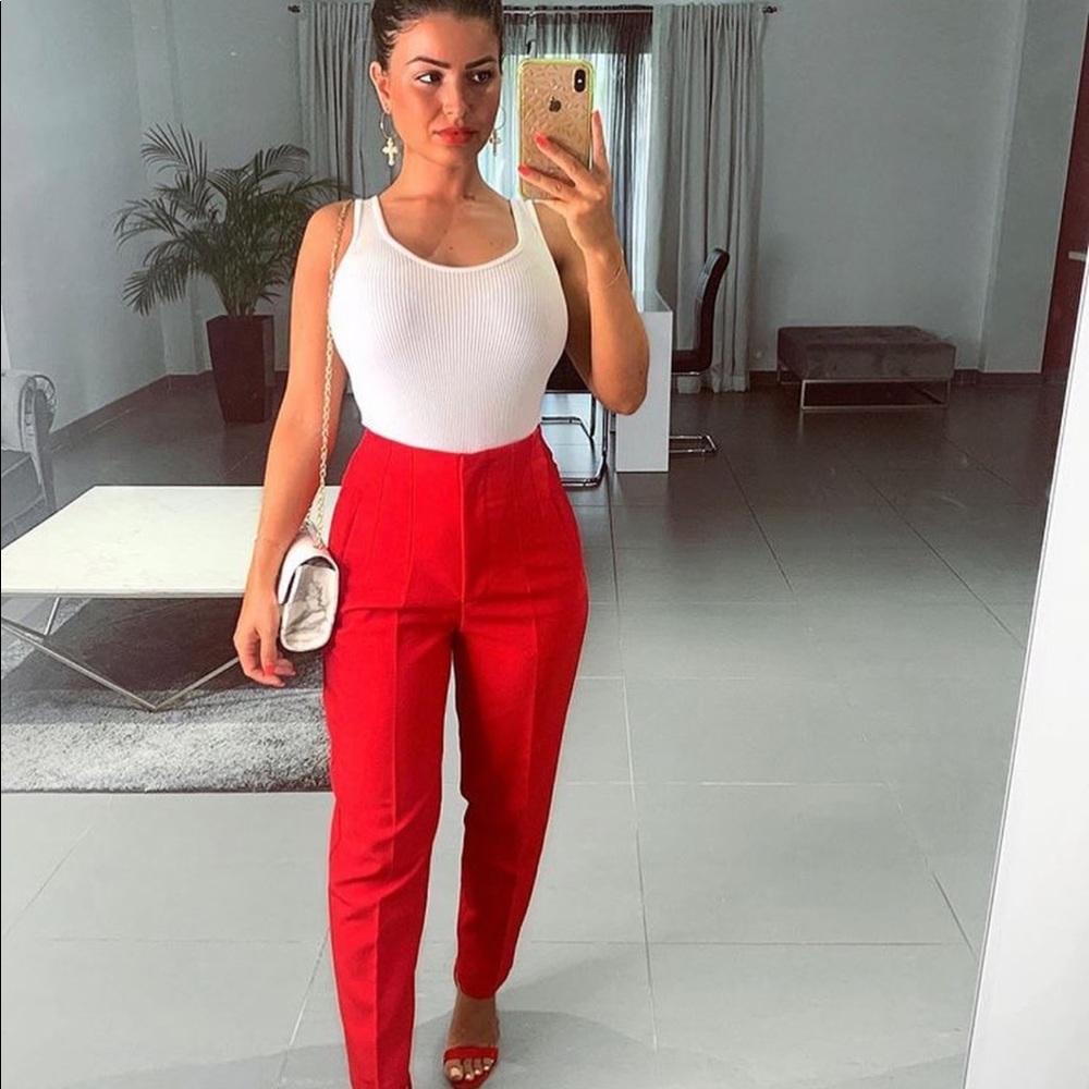 Zara high waisted pants